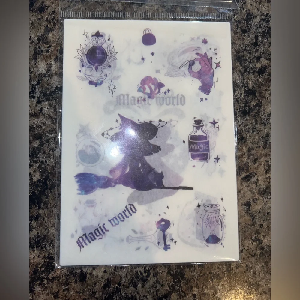 $2 WITCH STICKERS. NEW. 6 SHEETS PER PACKAGE. $2 WITH ANY $10 ORDER OR MORE